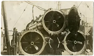 Triple Prints: Triple torpedo tubes on a V or W Class destroyer