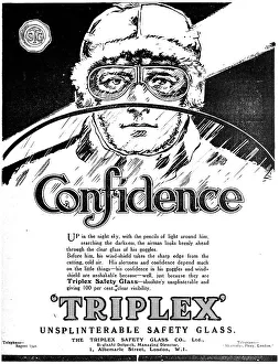 Triplex Safety Glass 1919 Advert