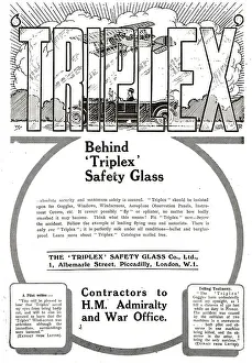 Triplex Prints: Triplex Safety Glass For Aircraft