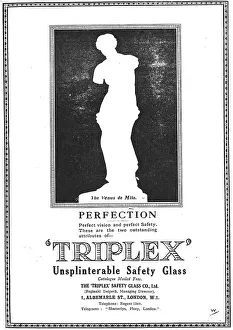 Triplex Prints: Triplex Safety Glass Aircraft Windscreens