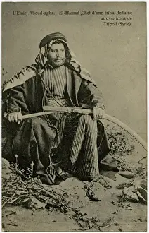 Chieftain Prints: Tripoli, Lebanon - El-Hamad - a local Bedouin Chieftain