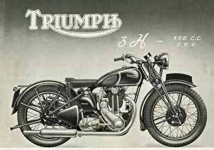 Brochure Collection: Triumph 3H Motorbike