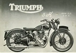 Brochure Collection: Triumph 3H Motorbike
