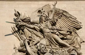Neoclassic Collection: Triumph Arch of Paris. Departure of the Volunteers in 1792