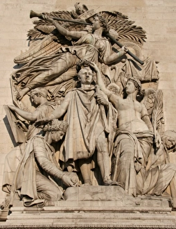 Neoclassic Collection: Triumph Arch of Paris. The Triumph of Napoleon. Sculpteur