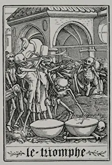 Trumpets Prints: The triumph. Bones of all the dead. Series