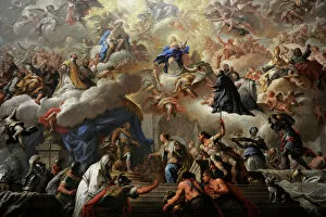 Images Dated 15th February 2012: Triumph of the Immaculate, 1710-1715, by Paolo de Matteis (1