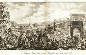 The Triumph of Pompey in Rome, 61 BC