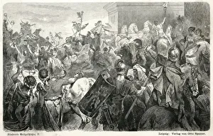 Cornelius Gallery: Triumph of Scipio Africanus after defeating Hannibal