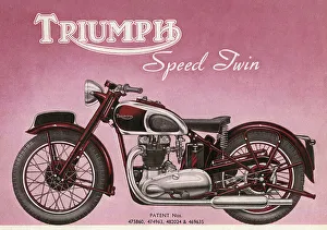 Brochure Collection: Triumph Speed Twin Motorbike