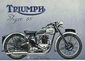 Brochure Collection: Triumph Tiger 85 Motorbike