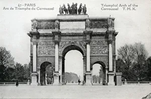 Unattributed Prints: Triumphal Arch of the Carrousel