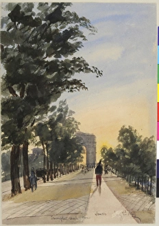 Images Dated 18th January 2011: Triumphal Arch, Paris Champs-Elyse_aes