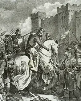 Triumphal entry of Ferdinand III (c. 1201-1252) in Seville a