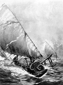 Trobriand Racing Canoes