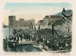 Reception Prints: Trogir - Visit of Franz Joseph