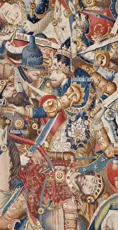 Coëtivy Collection: The Trojan War: Achilles Death. ca. 1470. Left