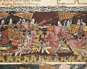Benito Prints: Trojan War. Battle between Greeks and Trojans