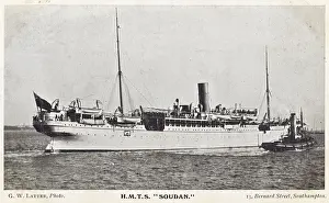 Soudan Prints: The Troop Ship (HMTS) Soudan