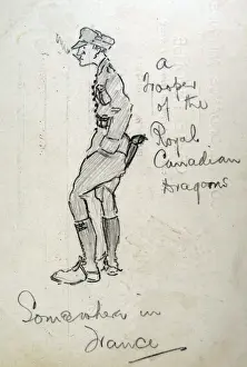 Dragoons Prints: A Trooper of the Royal Canadian Dragoons
