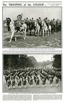 Images Dated 29th May 2019: Trooping of the Colour, 1919