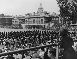 Trooping the Colour in Horse Guards Parade, London