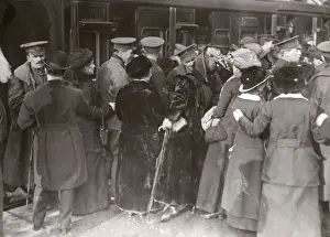 Troops leaving for the Front