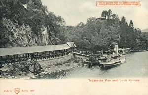 Images Dated 25th April 2019: The Trossachs Pier and Loch Katrine