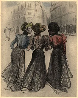 Backs Prints: Trottins, Le Retour De L'Atelier