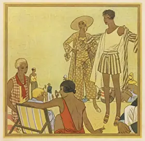 On the Trouville Beach