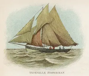 Trouville Prints: Trouville Fishing Boat
