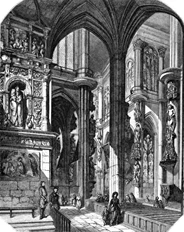 Troyes Prints: Troyes, France - Eglise de Saint-Pantaleon
