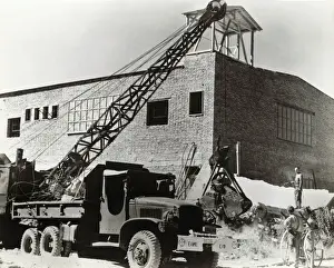 Usaf Prints: Truck Clearing the Rubble Soon after the End of World Wa?