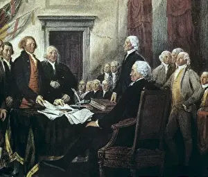 Columbia Prints: TRUMBULL, John (1756-1843). Declaration of Independence