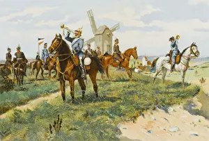 Sachsen Prints: Trumpeters Trumpeting