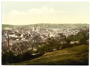 Truro Prints: Truro, general view, Cornwall, England