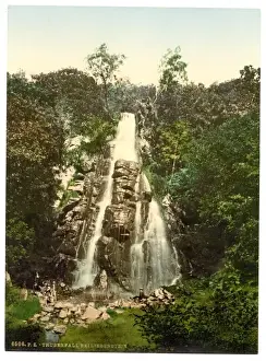 Thuringia Prints: Trusenfall, near Liebenstein (i. e. Bad Liebenstein), Thurin