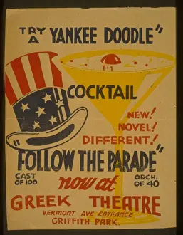 Follow Prints: Try a Yankee Doodle cocktail - New! Novel! Different! - Foll