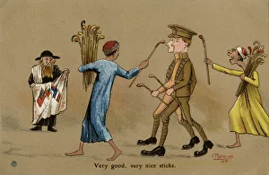Puttee Collection: Trying to sell British soldiers swagger sticks