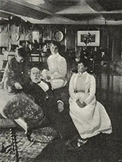 Bourchier Prints: TS Exmouth - Captain W. S. Bourchier and family