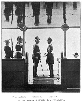 Adalbert Gallery: The Tsar and Kaiser meeting on the Hohenzollern