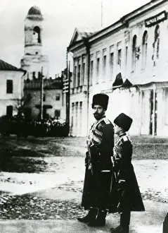Alexei Prints: Tsar Nicholas II, Emperor of Russia, and son Alexei