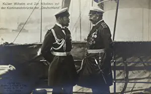 Tsar Nicholas II with Kaiser Wilhelm II