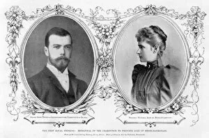 Tsar Nicholas II and Princess Victoria Alix of Hesse