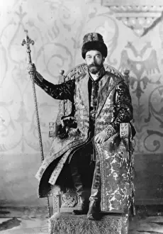 Tsar Prints: Tsar Nicholas II in Traditional Costume