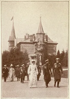 Tsar Nicholas II and the Tsarina - Bialowieza Forest