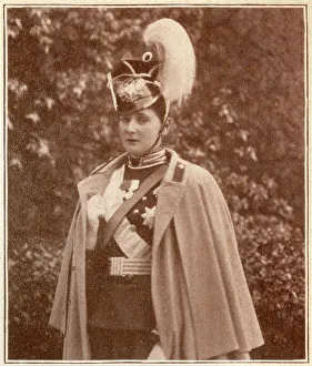 Tsarina Alexandra Feodorovna in a Lancer's Uniform