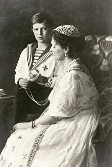 Alexei Prints: Tsaritsa Alexandra Feodorovna (1872-1918)