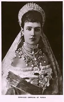 Diamond Prints: Tsaritsa Maria Feodorovna - wife of Tsar Alexander III