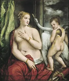 Leda Prints: TTITIA, Tiziano Vecello, also called (1490-1576)